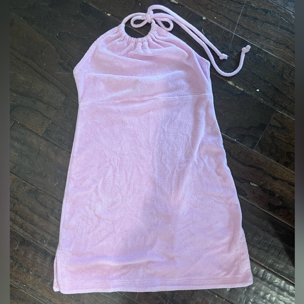 Pink Forever 21 mini beach dress